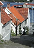 Gamle Stavanger down towards the harbour