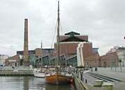 guest harbour and culture house behind