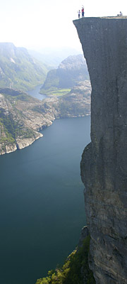 heart-stopping views from Pulpit Rock