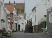 the main street in sogndalstrand